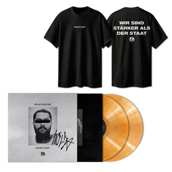 Kolja Goldstein - Kouwe Ouwe (Limitierte Farbige 2LP (Handsigniert) + T-Shirt L)