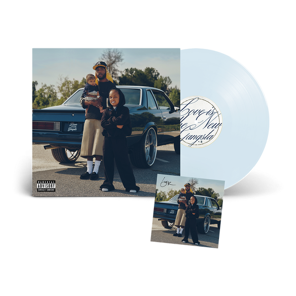 6lack - Love is the New Gangsta (Moonlight Clear Vinyl + Signed Art Card)