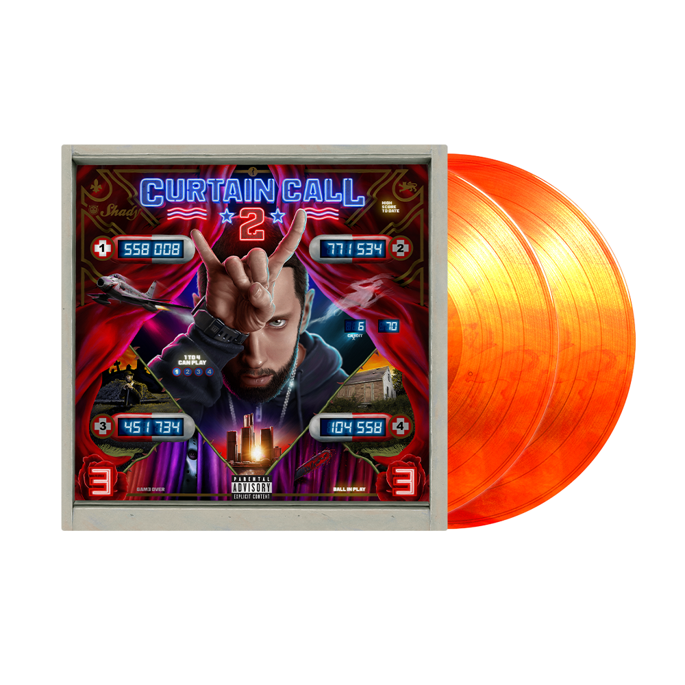 Eminem Curtain Call 2 Orange Vinyl 103000
