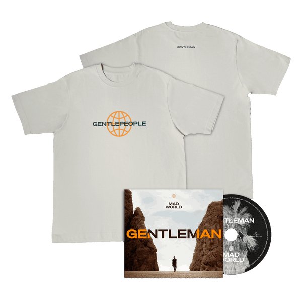 Gentleman - MAD WORLD (Digipack CD + T-Shirt (beige))