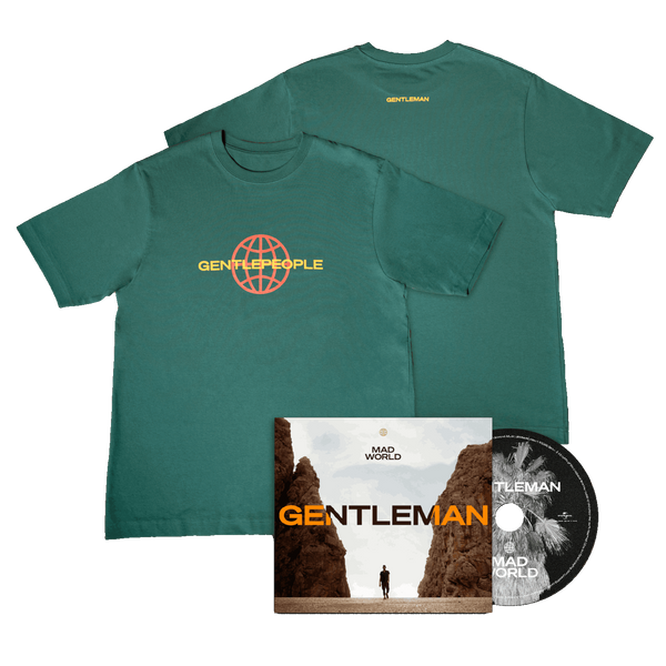 Gentleman - MAD WORLD (Digipack CD + T-Shirt (grün))