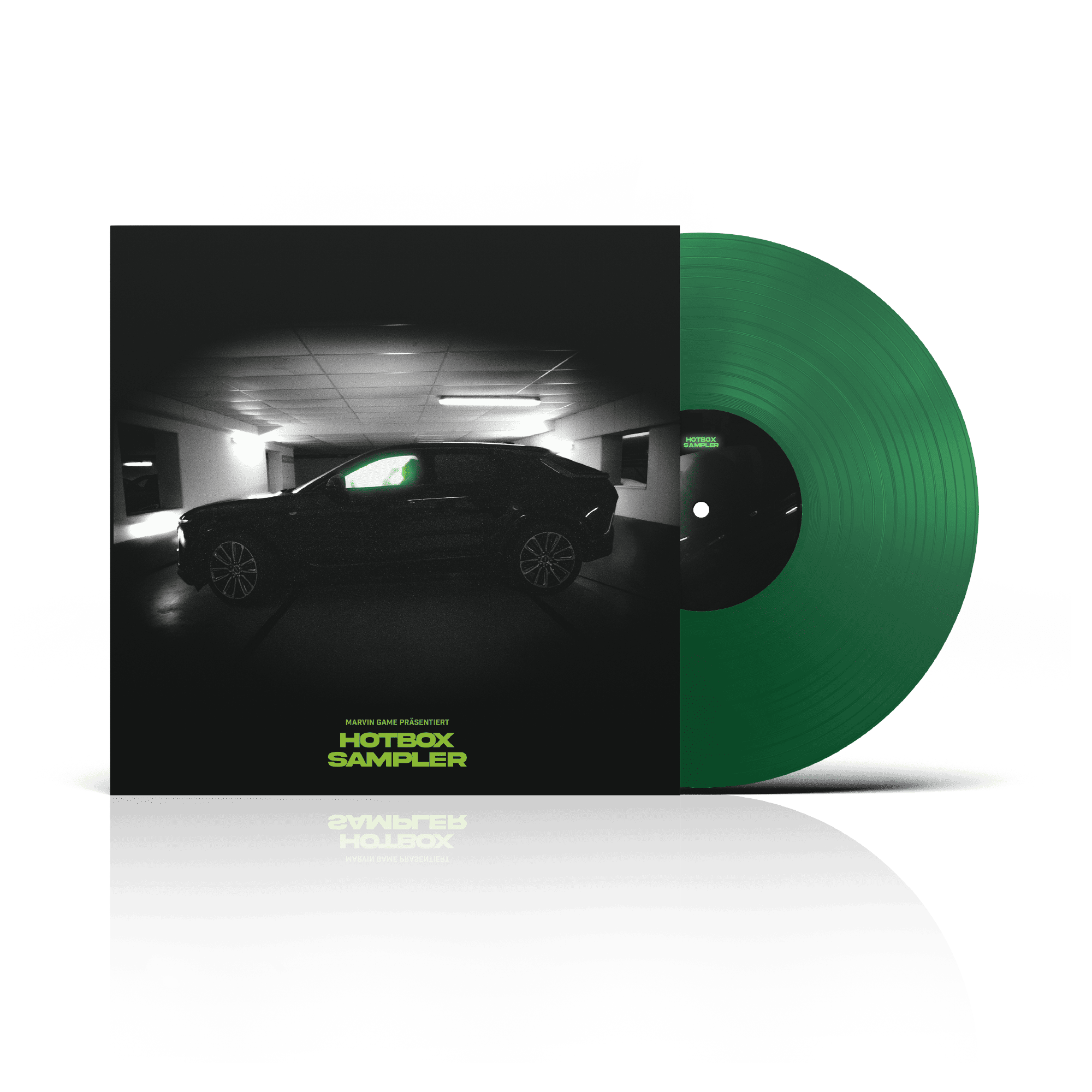 HOTBOX MARVIN GAME PRÄSENTIERT HOTBOX SAMPLER Ltd. LP transparent grün 399124