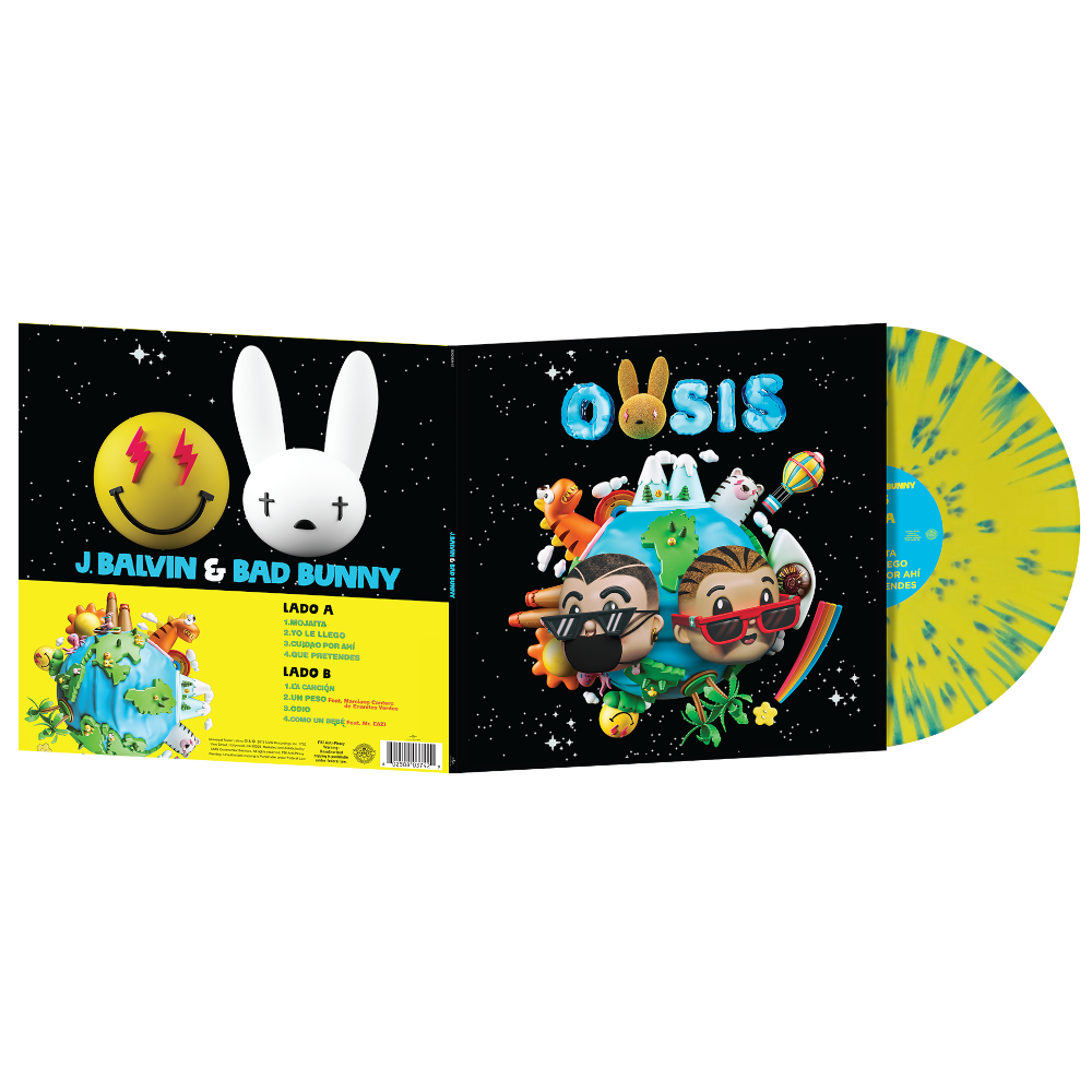 J Balvin Oasis  1LP Limited Edition Splatter Vinyl  441543