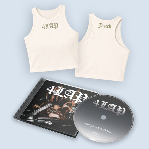 Jazeek - 4LAP (CD + Cropped Tanktop Cream White)