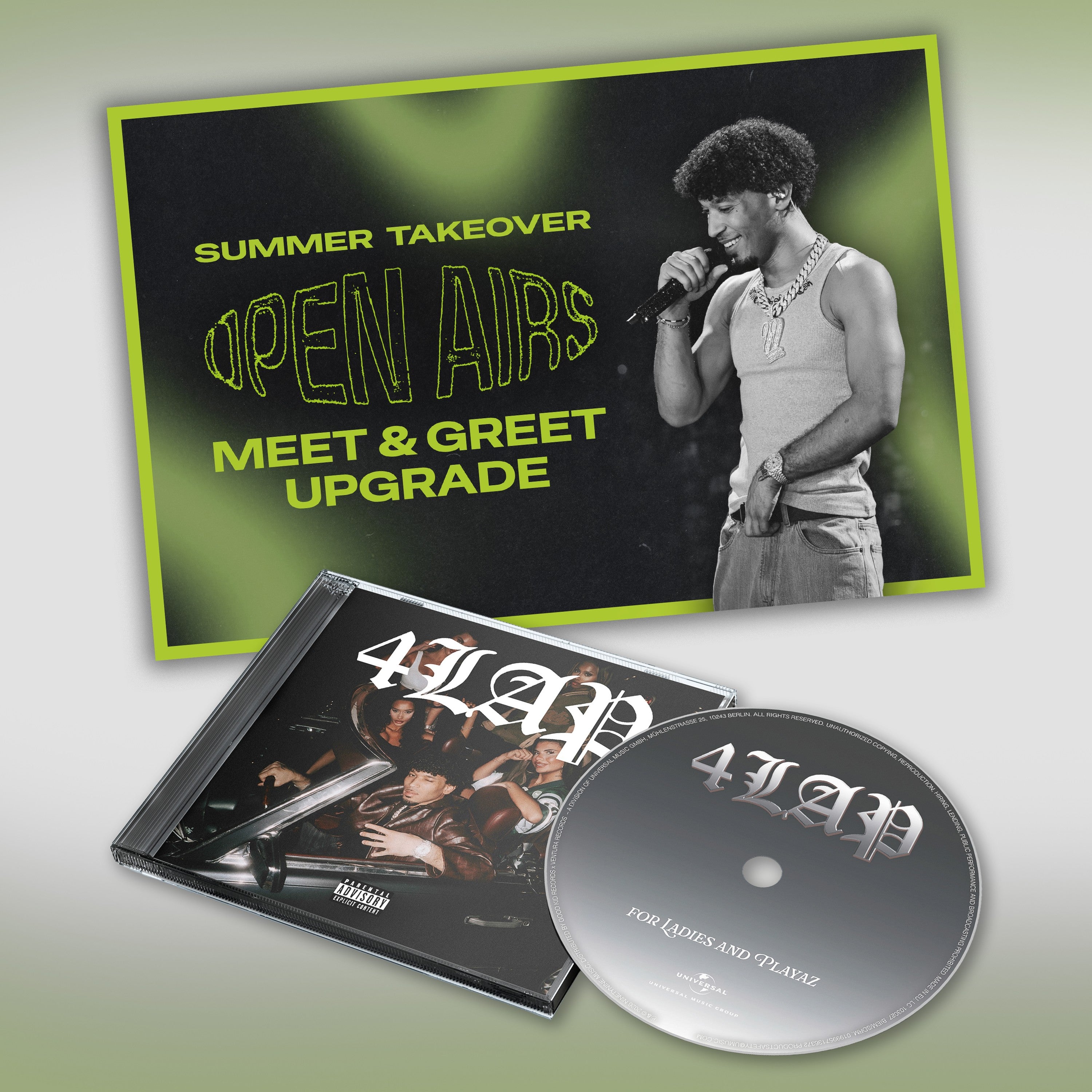 Jazeek 4LAP CD + Meet & Greet Ticket (Open Air Tour) 441647