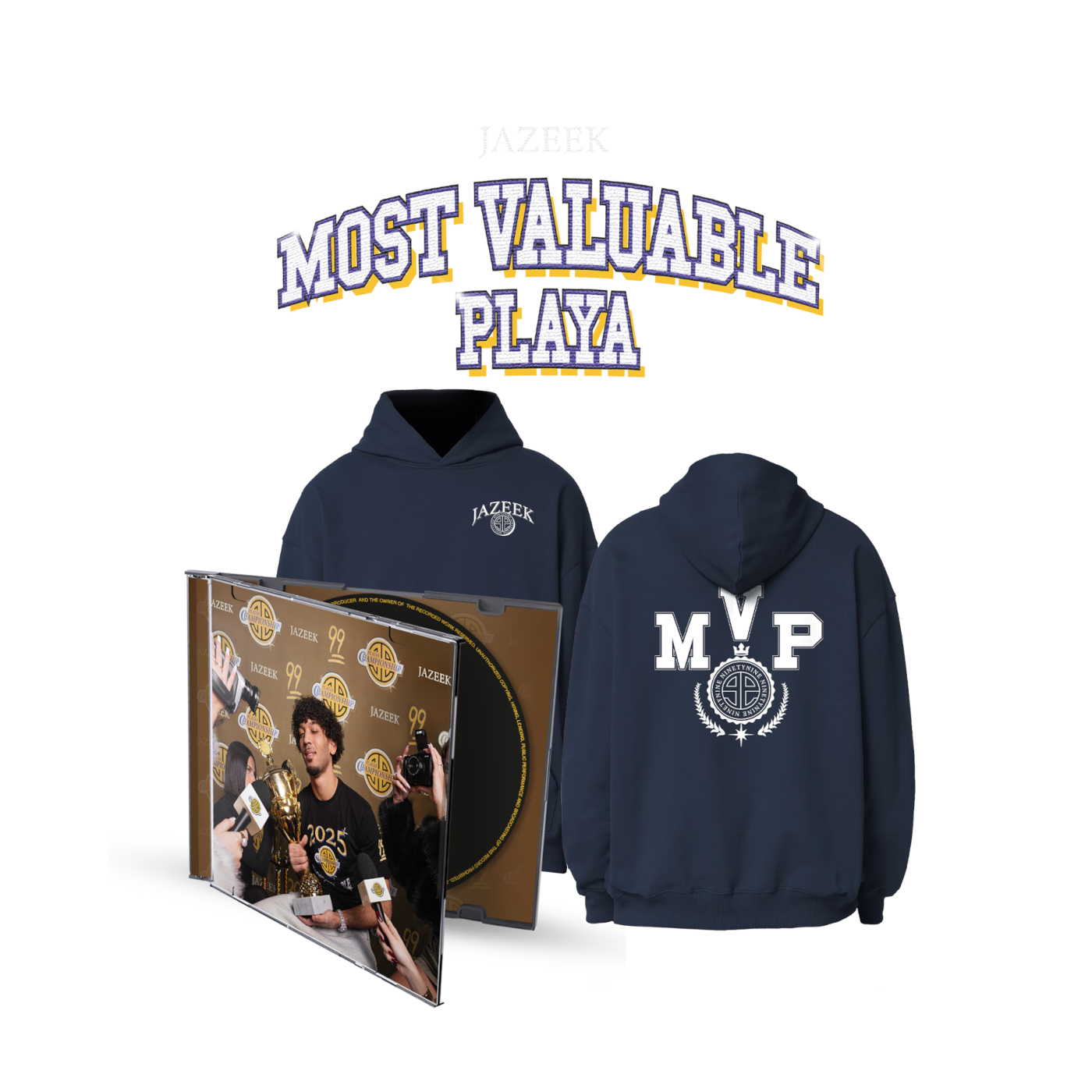 Jazeek MOST VALUABLE PLAYA CD + Hoodie 401113