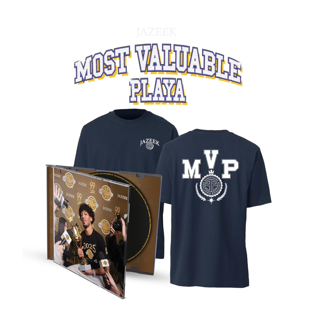 Jazeek MOST VALUABLE PLAYA CD + T-Shirt 401122