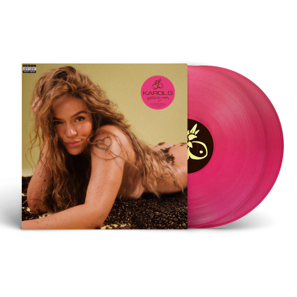 Karol G Tropicoqueta Hibiscus Pink 2LP Vinyl (Alt Cover Store Exclusive) 412103