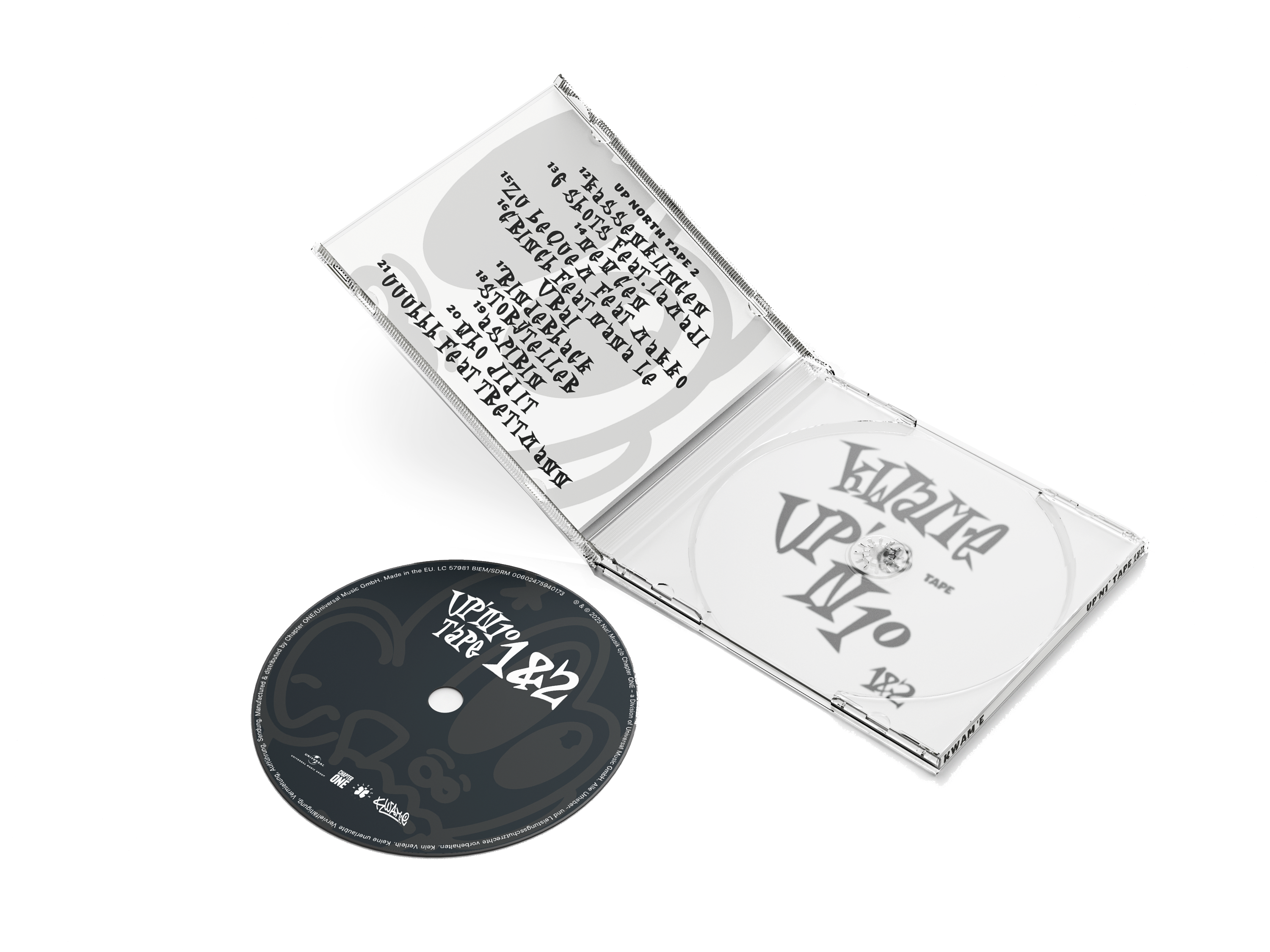 Kwam.E UpNorth Tape 1 & 2 CD & T-Shirt Bundle 404288