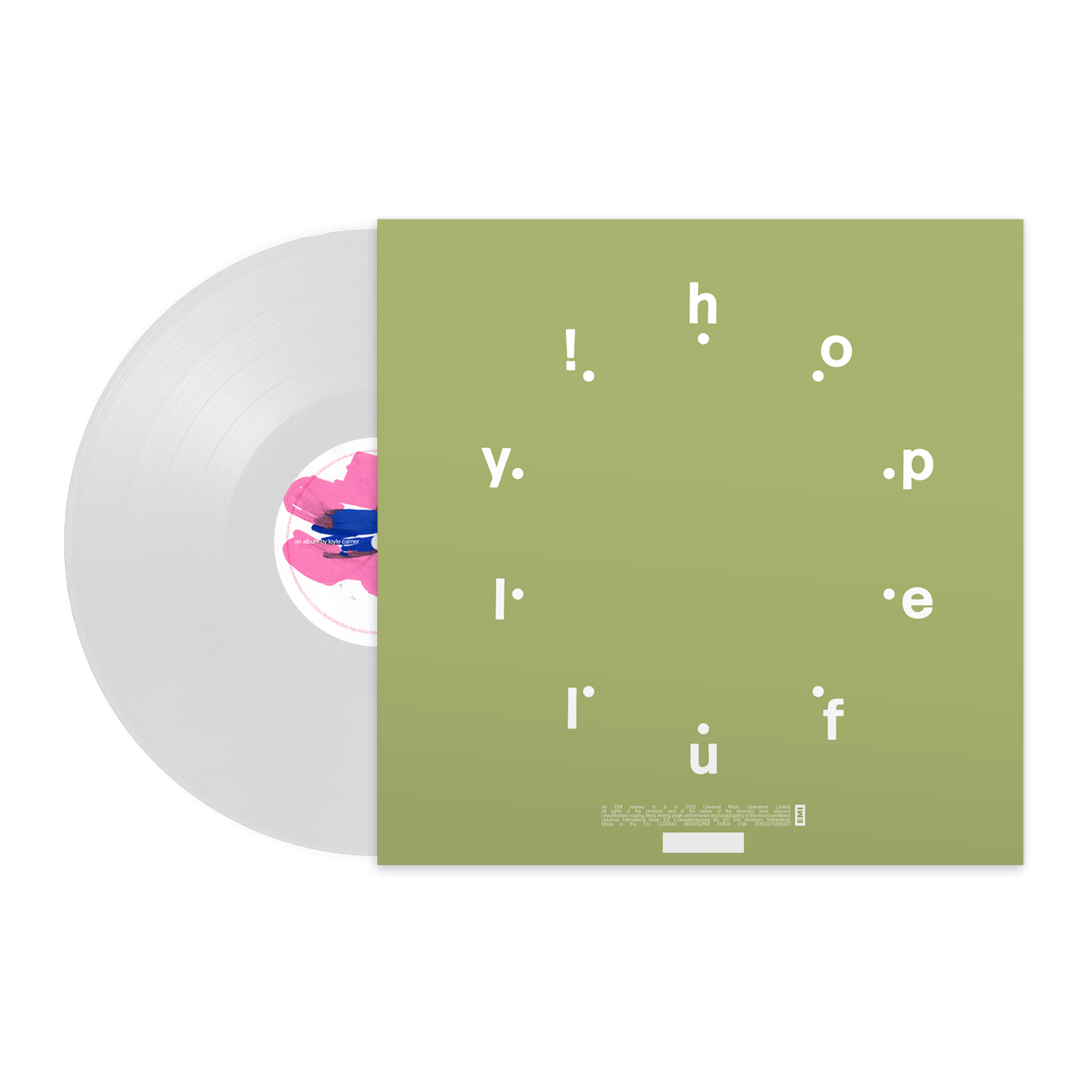 Loyle Carner hopefully ! standard clear lp 407211