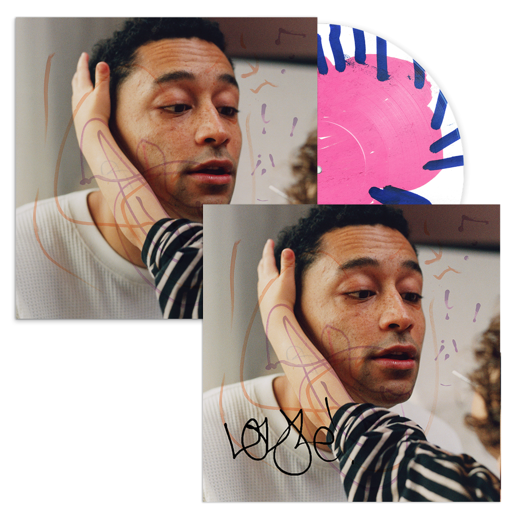 Loyle Carner hopefully !  store exclusive picture disc Signed art card bundle 407189