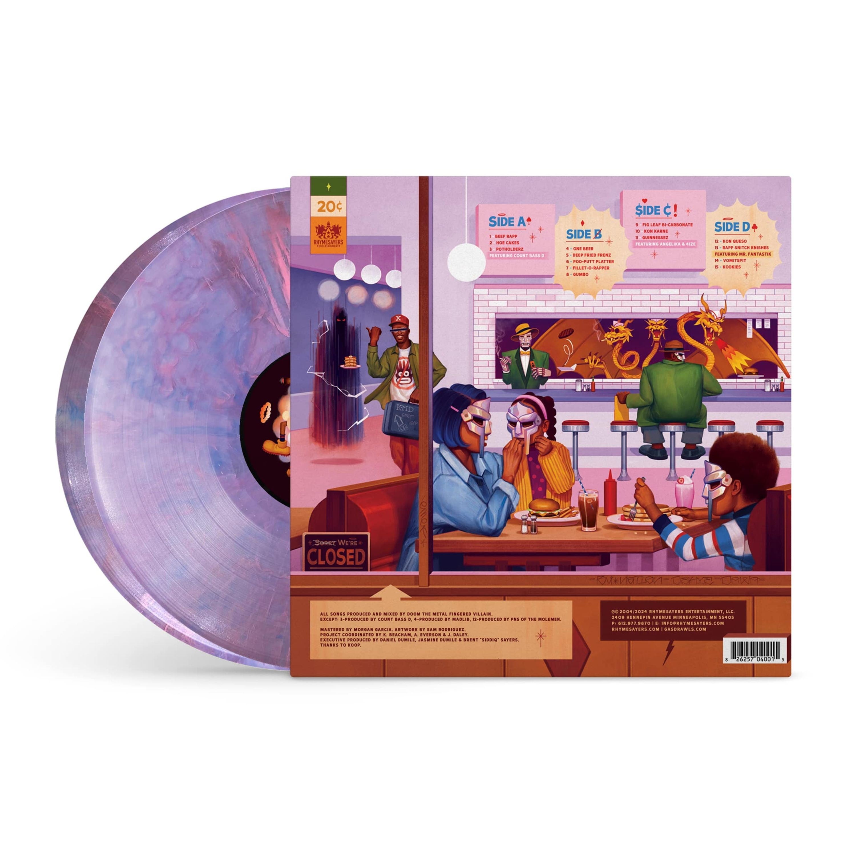 MF Doom MM..Food (20th Anniversary Edition) Sweetart Marbled Vinyl 2LP - Gatefold 436523