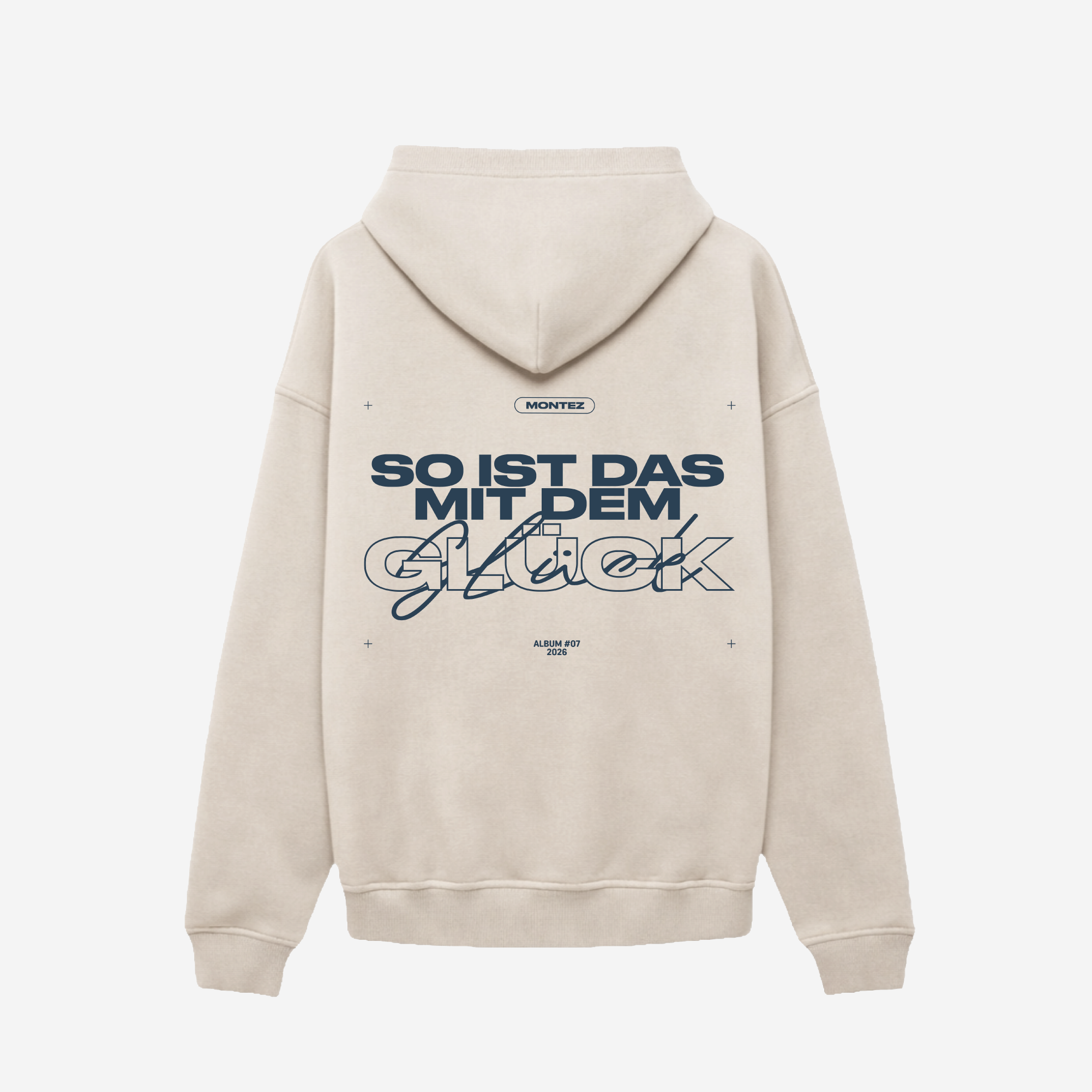Montez So ist das mit dem Glück CD + HOODIE "GLÜCK" WASHED BEIGE 446708