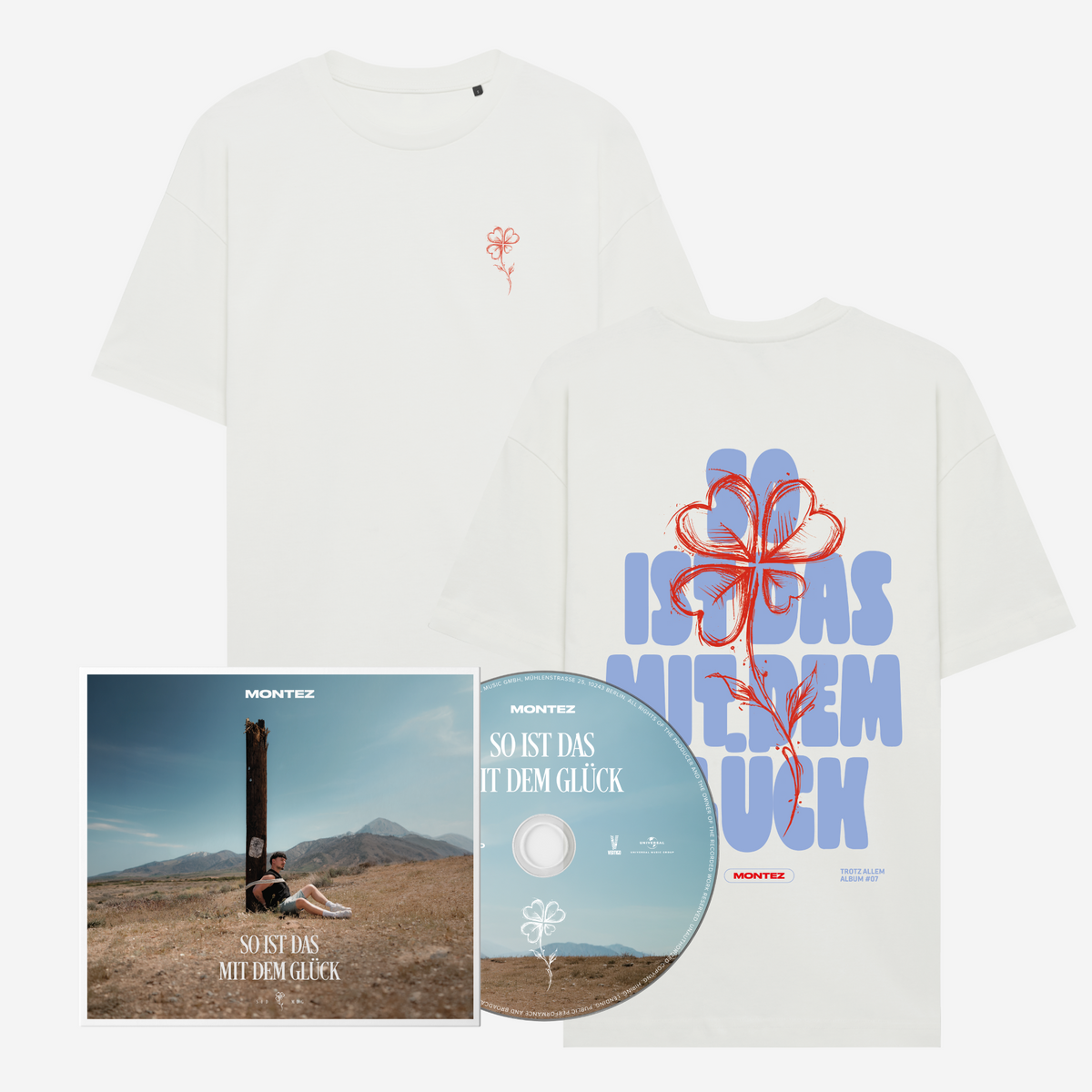 Montez So ist das mit dem Glück CD + T-SHIRT "SIDMDG" WHITE 446750