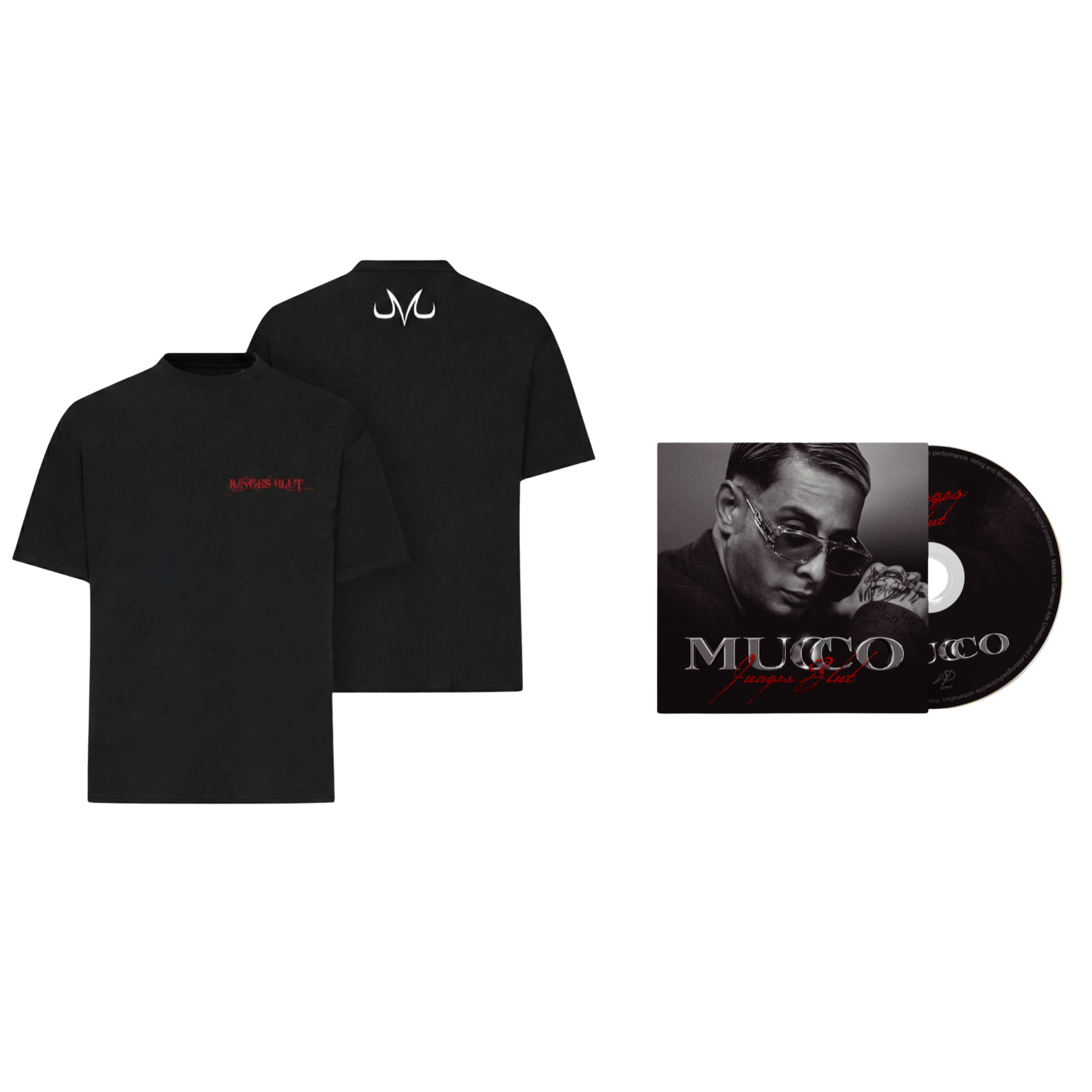 Mucco Junges Blut CD + T-Shirt Bundle 434557