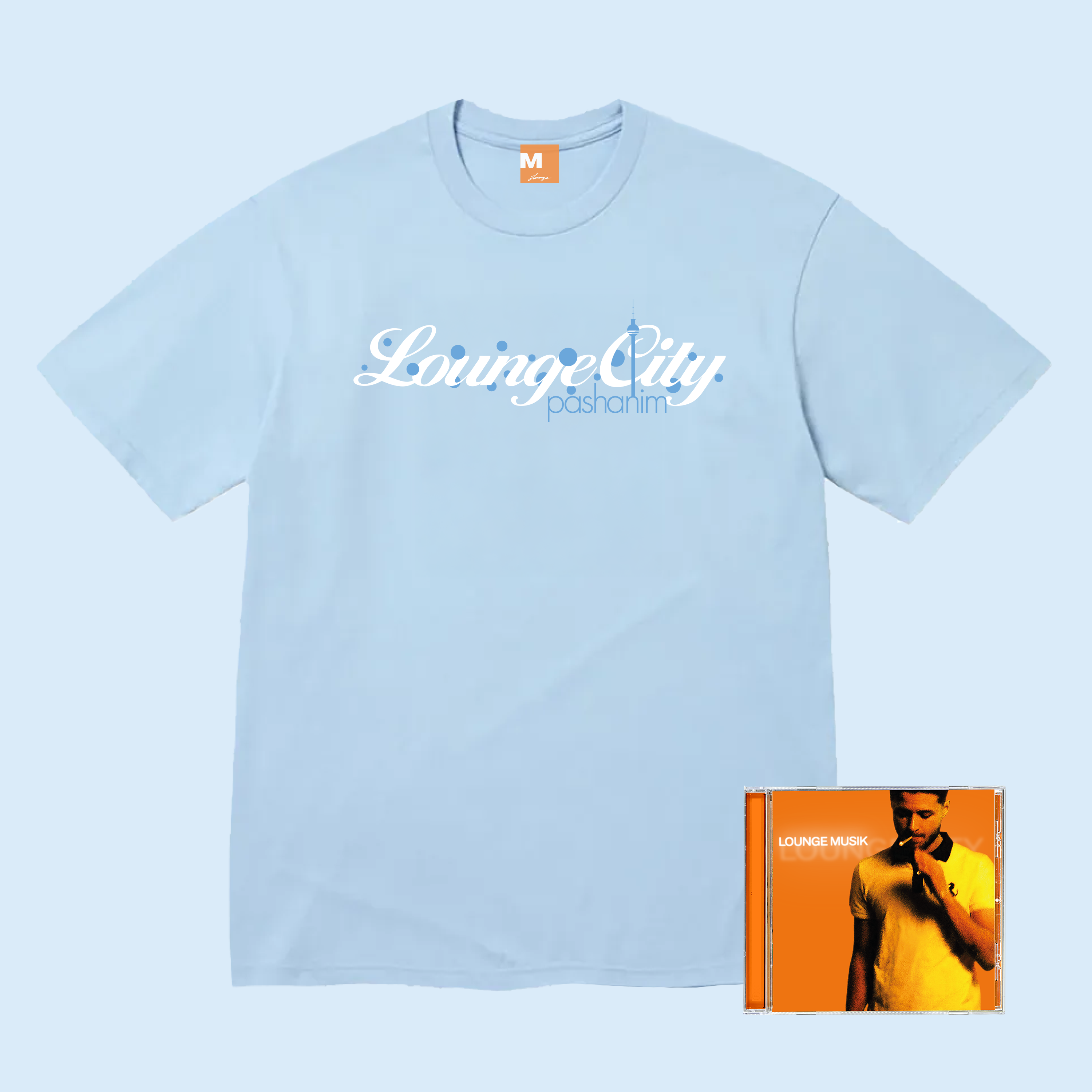 Pashanim Lounge Musik Ltd. CD + Lounge Musik Shirt blau 453119