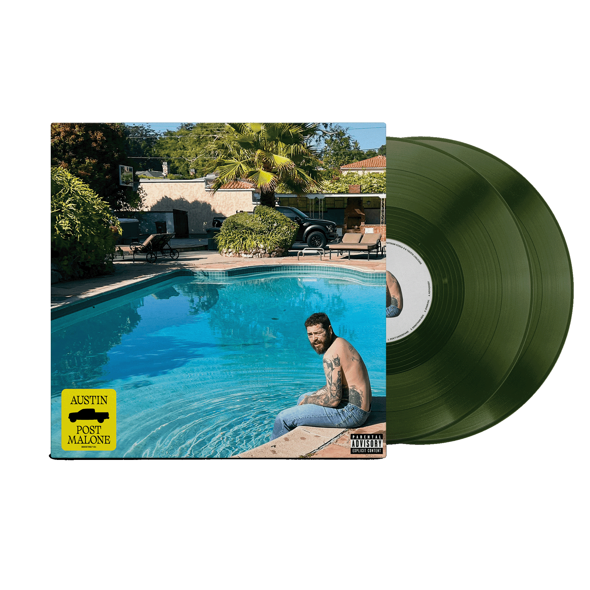 Post Malone AUSTIN Standard Forest Green Vinyl 311845