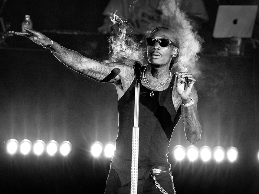 Portrait of Wiz Khalifa