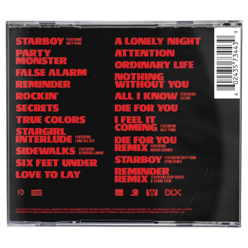 The Weeknd Starboy CD 327721