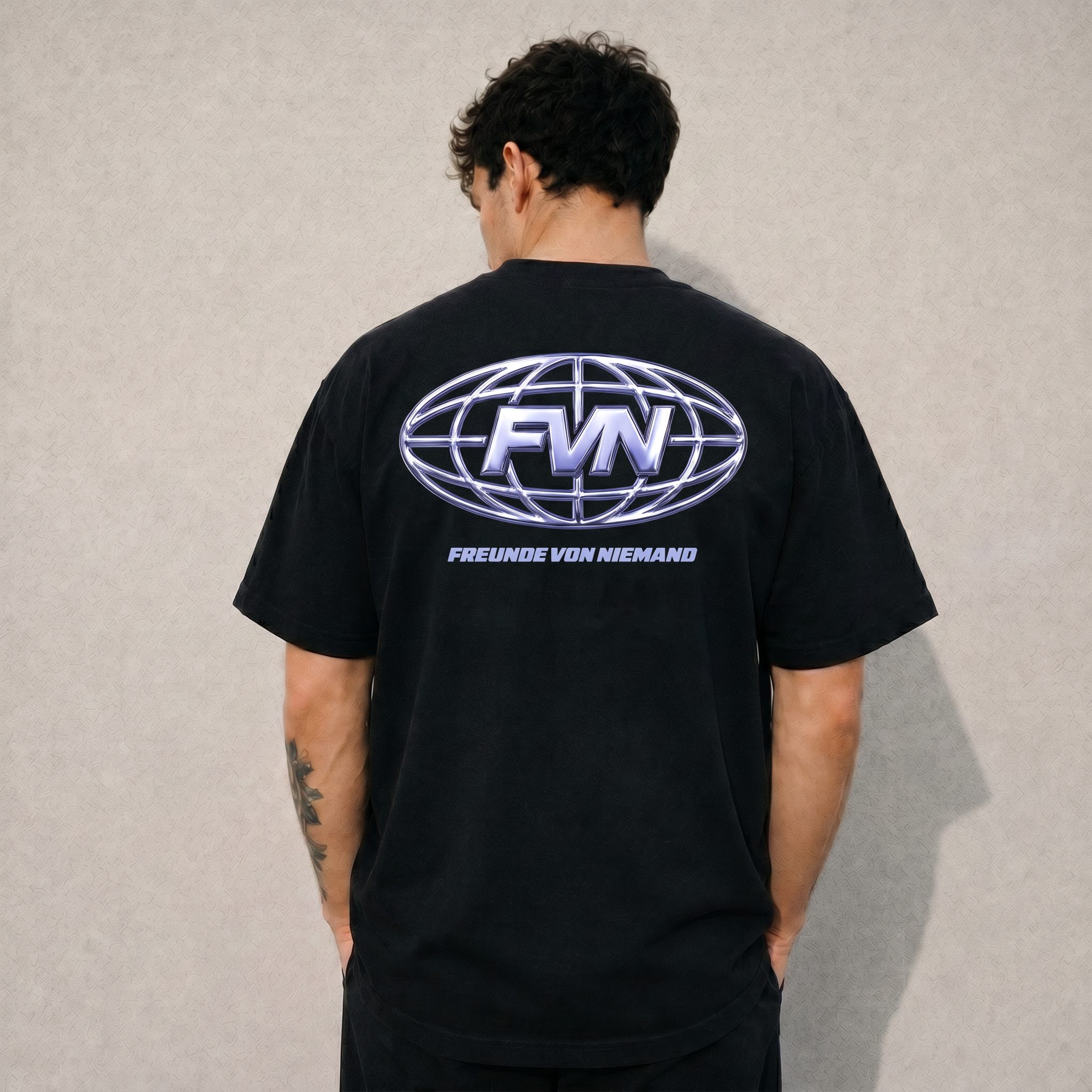 Vega & SUPPORT FRIENDLY PEOPLE FVN Globe T-Shirt 452302