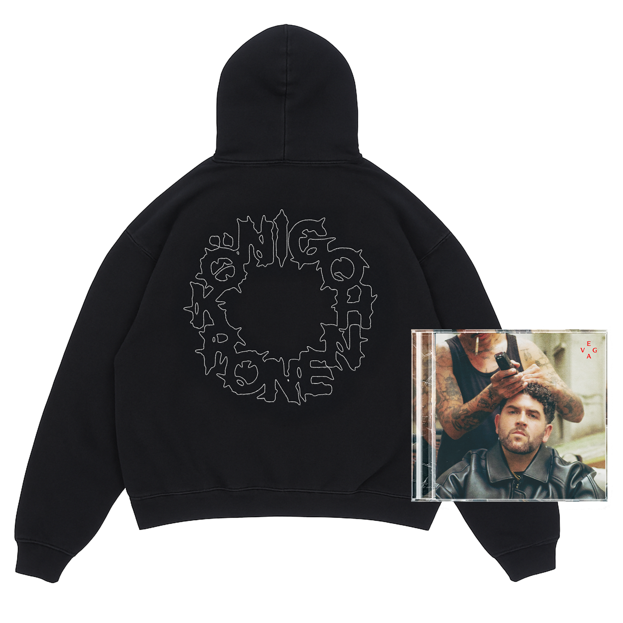 Vega KÖNIG OHNE KRONE Ltd. CD + „König ohne Krone“ Hoodie Bundle + Stick 422200