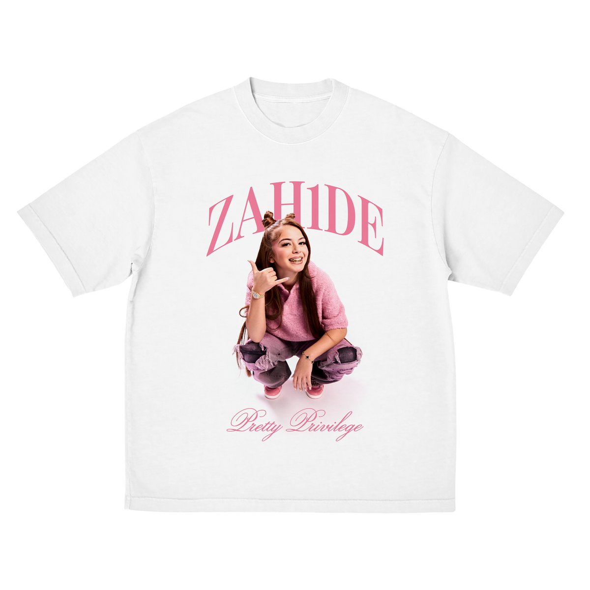 ZAH1DE Call me Pink T-Shirt 442477