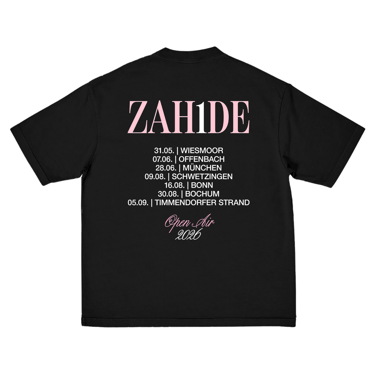 ZAH1DE Open Air Sommer 2026 T-Shirt 442475