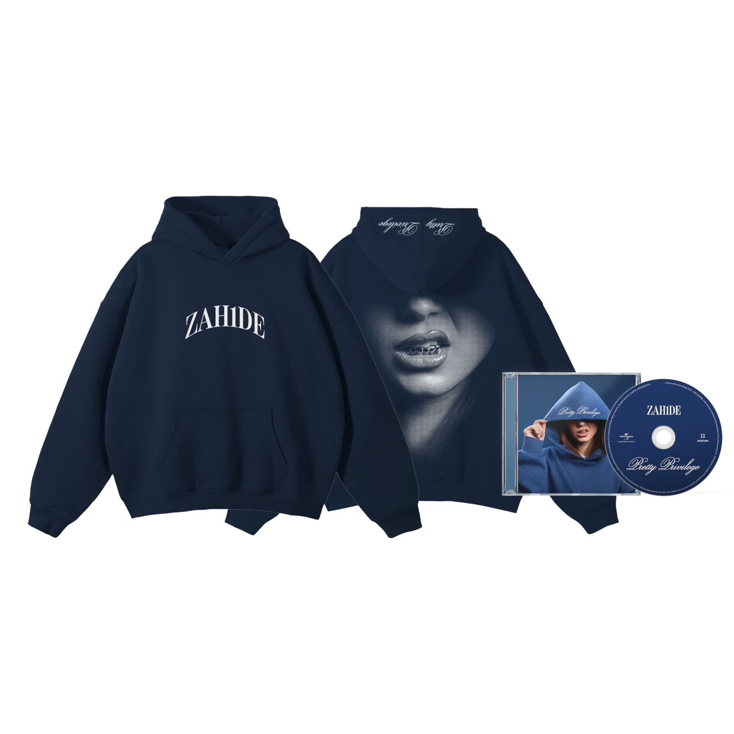 ZAH1DE Pretty Privilege CD + Limitierter Hoodie 429688