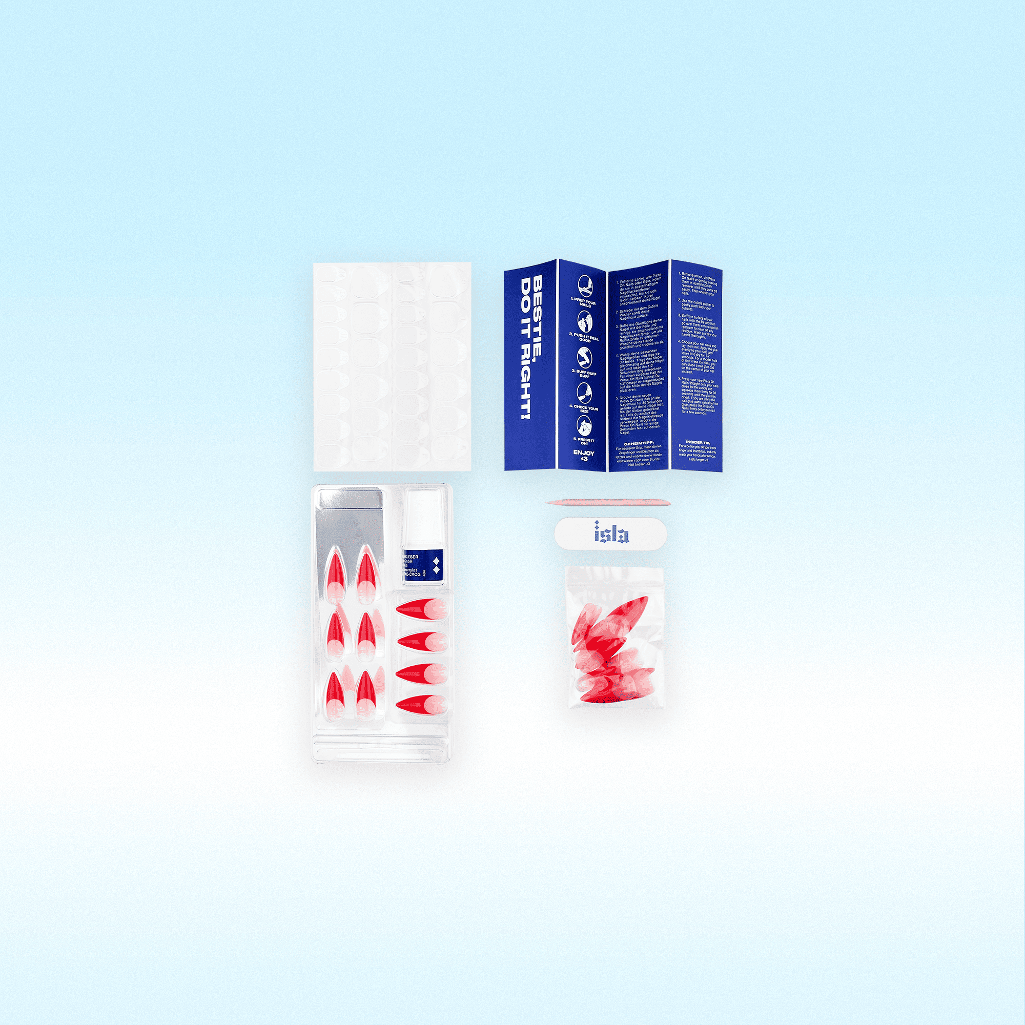 isla French Nails Premium Press On Nails feat. Badmomzjay 388990