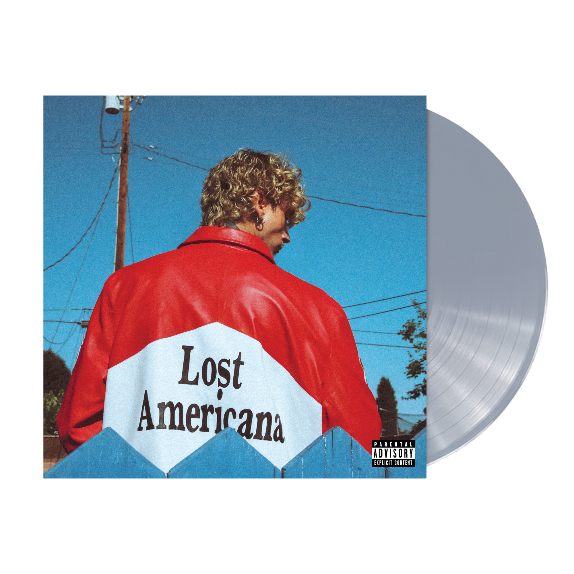 mgk lost americana - exclusive platinum metallic vinyl  exclusive platinum metallic vinyl 412055