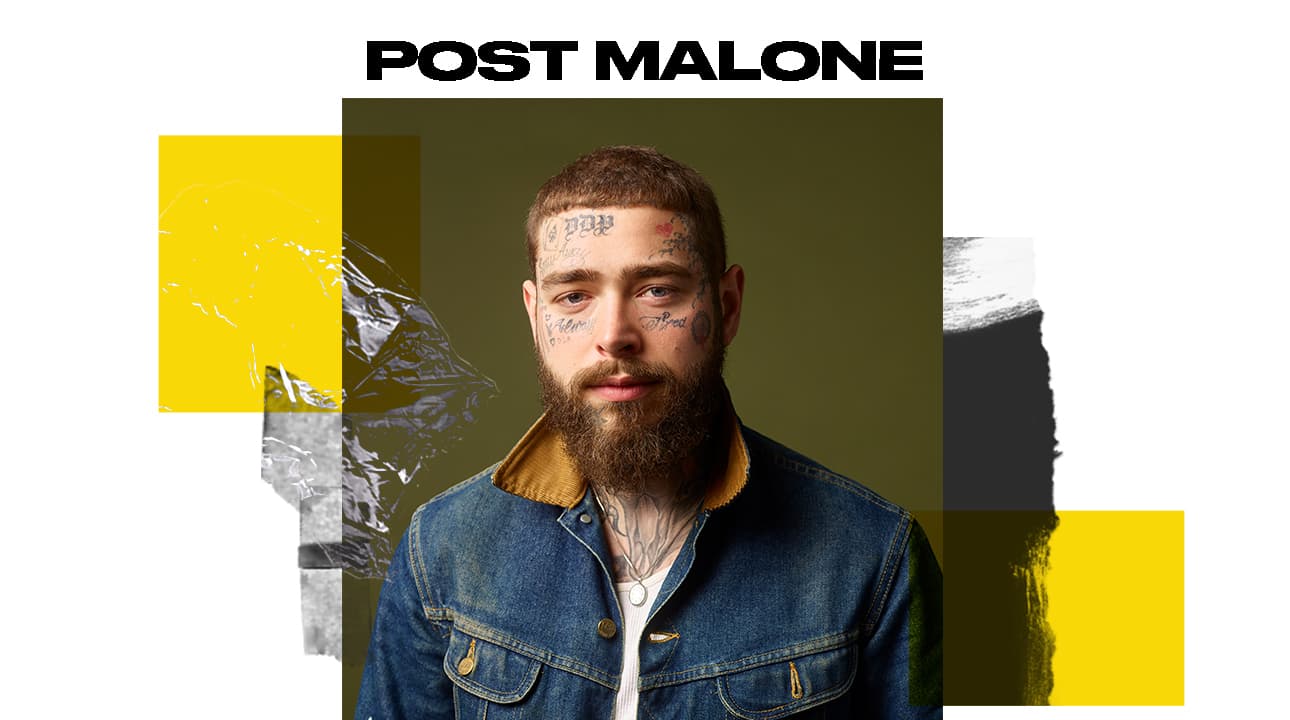 Portrait of Post Malone